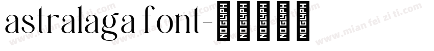 astralaga font字体转换